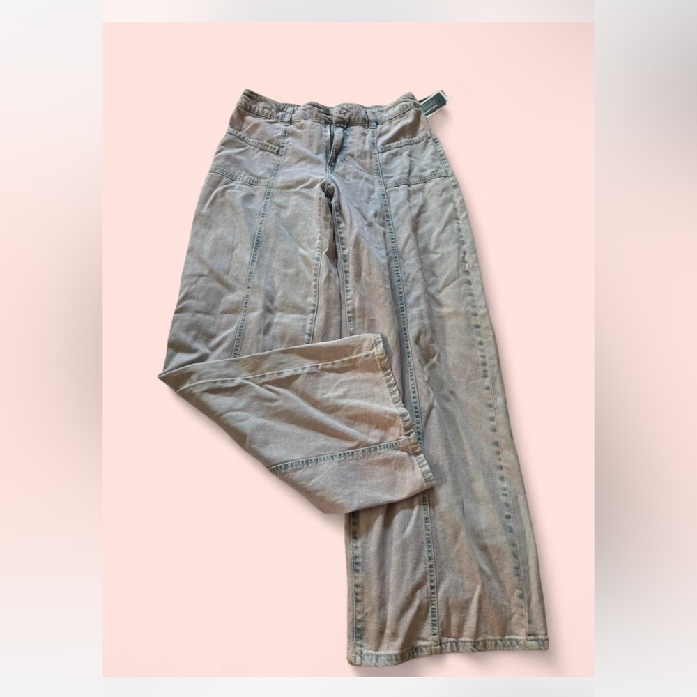 Madden NYC Pink Wash Wide Leg Jeans